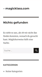 Mobile Screenshot of magicklass.com