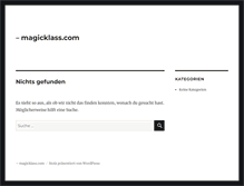Tablet Screenshot of magicklass.com